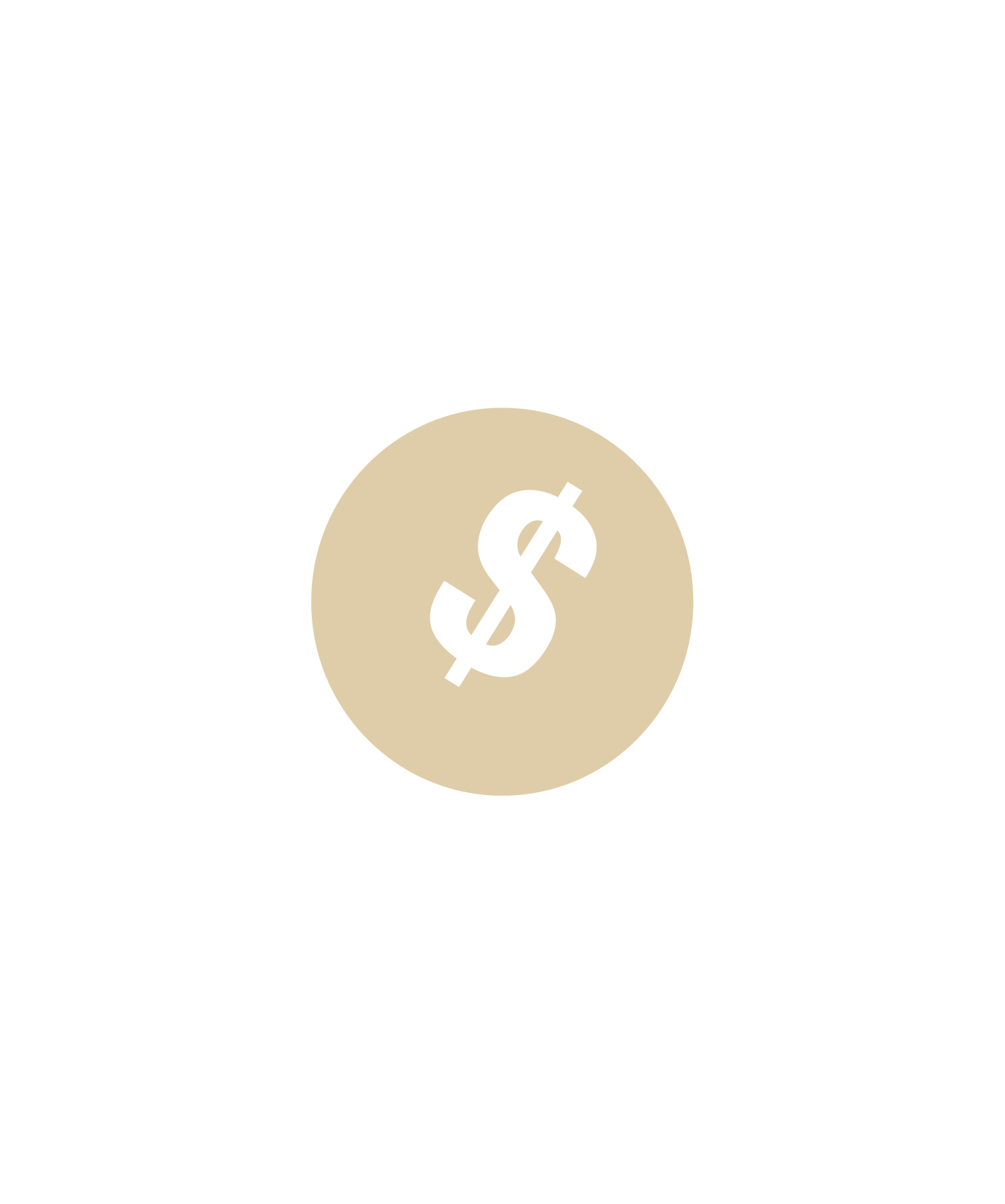 Pictogram of money